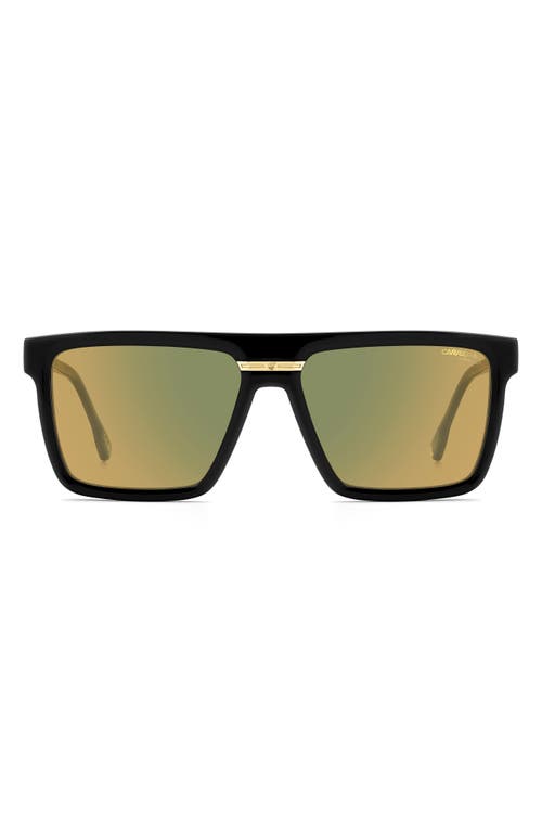 Carrera Eyewear Victory 58mm Rectangular Flat Top Sunglasses