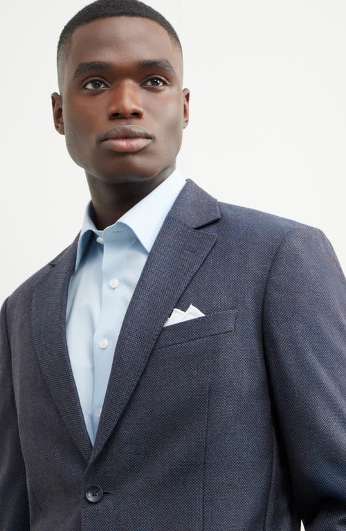 Nordstrom Nailhead Textured Wool Sport Coat In Gray