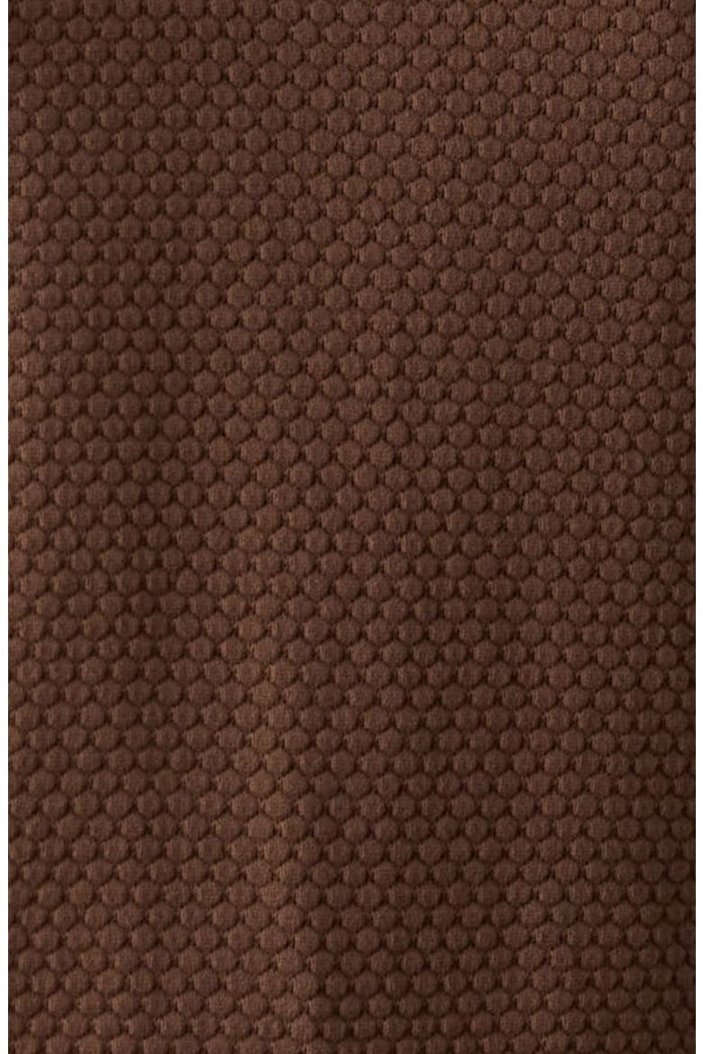 Robles Jacquard Knit Short Sleeve Button-Up Shirt, Alternate, color, TAUPE