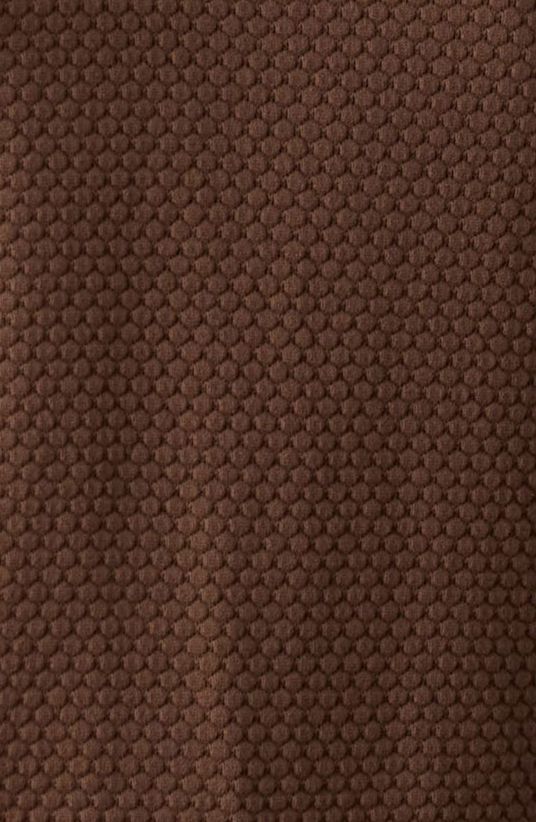 The Normal Brand Robles Jacquard Knit Short Sleeve Button-Up Shirt, Alternate, color, Taupe