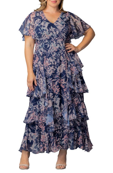 Tour de Flounce Tiered Maxi Dress