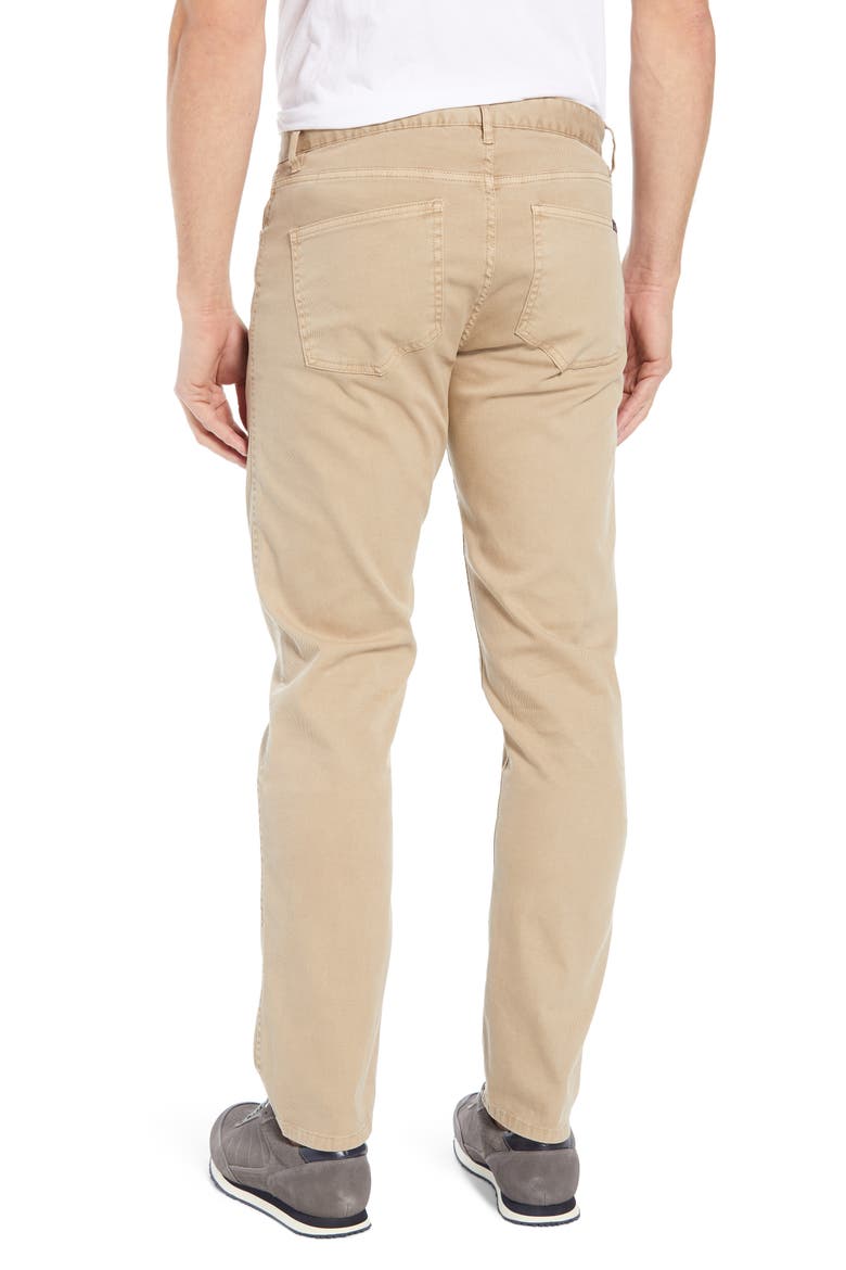 Comfort Twill Straight Leg Five-Pocket Pants, Alternate, color, KHAKI