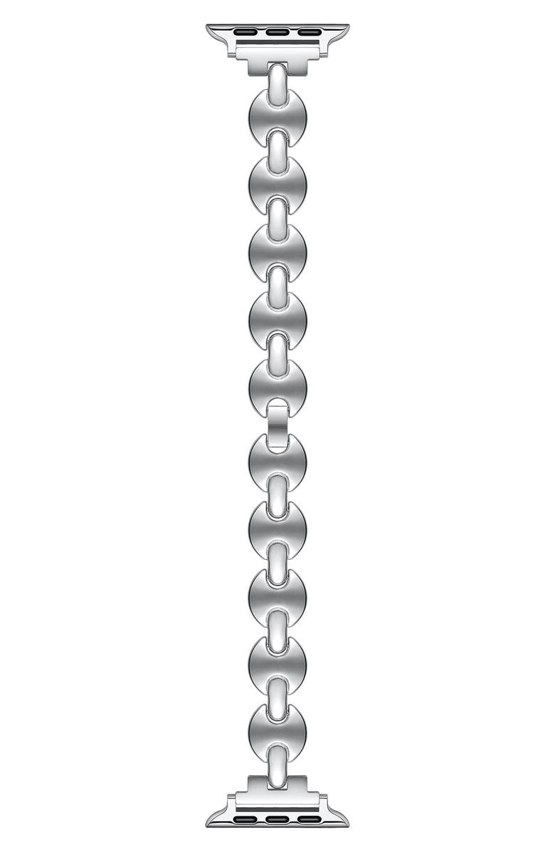 Posh Tech Sunny Apple Watch<sup>®</sup> Bracelet Watchband, Main, color, Silver