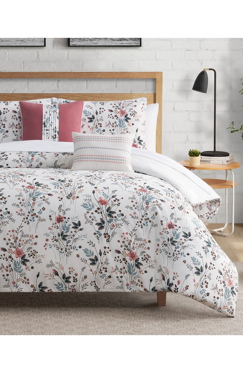 Lucky Brand Wildflower Floral Comforter Set, Alternate, color, Wild Flower Comforter Set