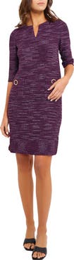 Misook Tweed Shift Dress