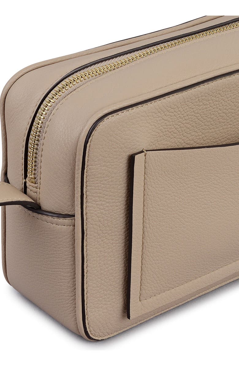 Radley Small Duchess Croc Embossed Leather Crossbody Bag, Alternate, color, Porcini