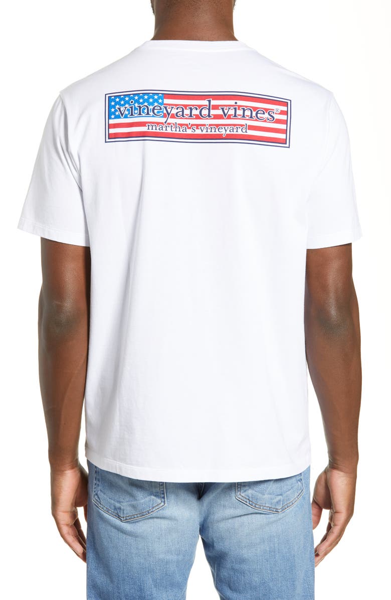 vineyard vines Patriot Logo Pocket T-Shirt, Alternate, color, 