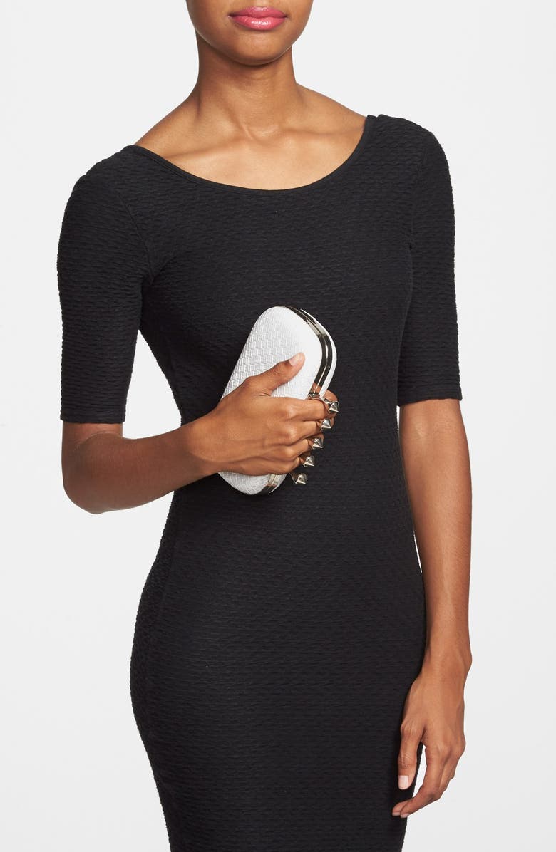 ZZDNU Natasha Couture Natasha Couture Knuckle Clasp Minaudiere, Alternate, color,