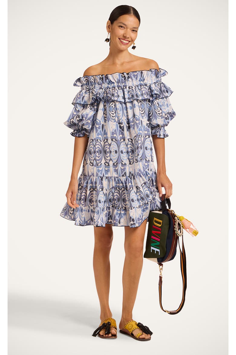 Mini Breakfast Dress, Main, color, Cocoon Blue