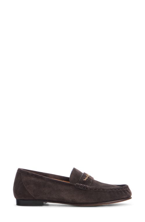Chloé Logo Penny Loafer In Brown