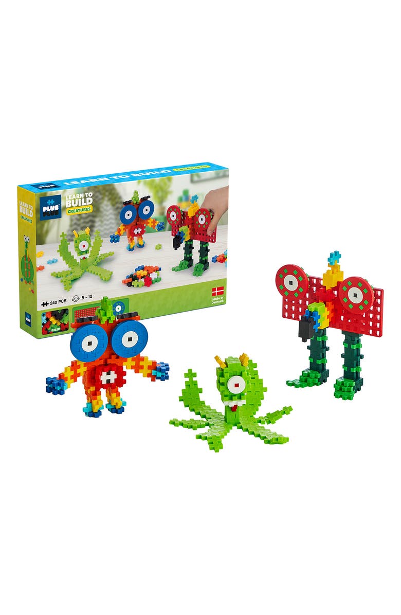 Plus-Plus USA Learn to Build 240-Piece Creatures Set, Main, color, Multi