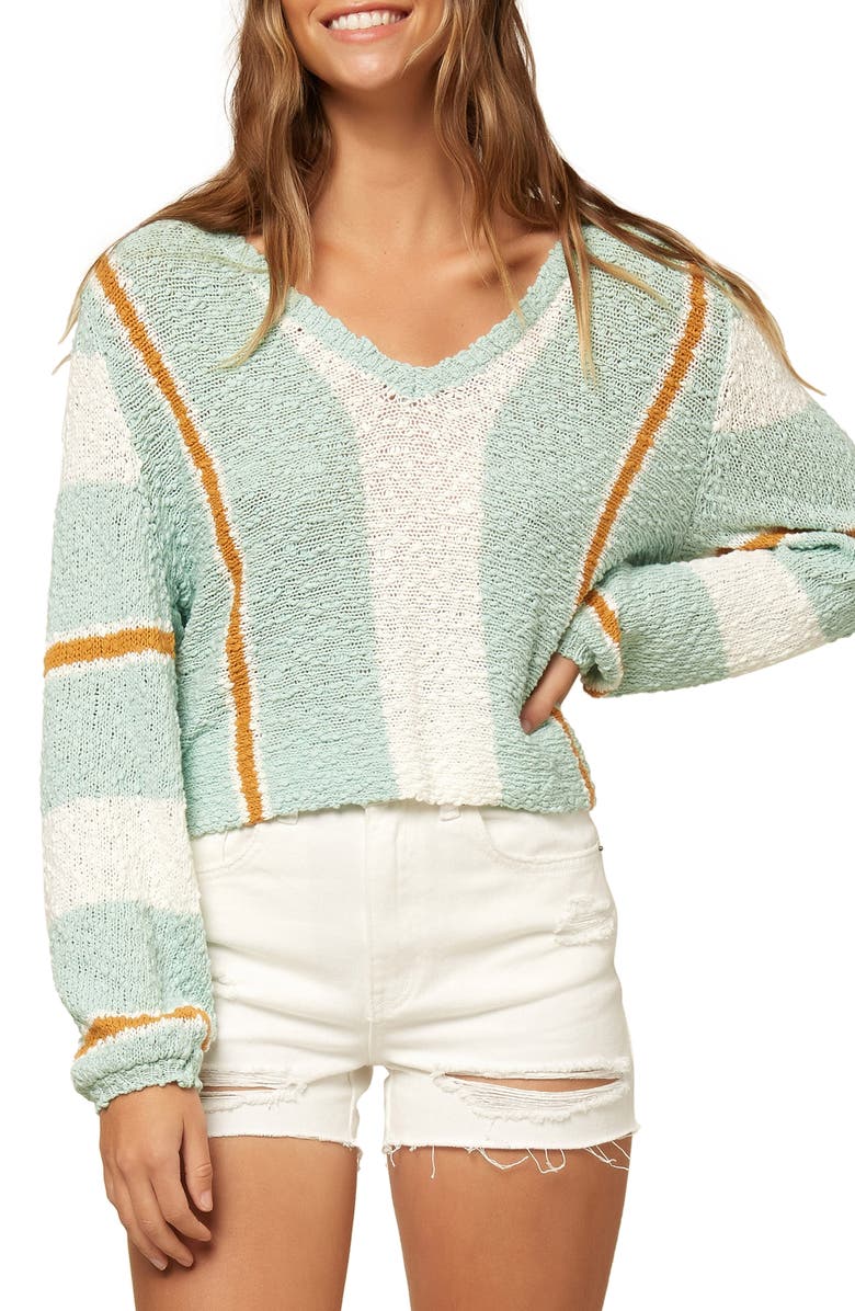 O'Neill Shores Stripe Sweater, Alternate, color, 