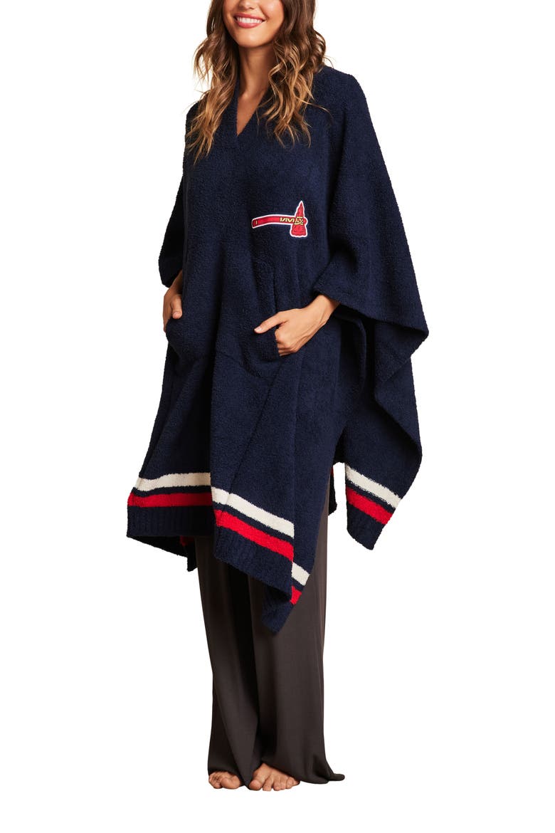 CozyChic® Atlanta Braves Everything Poncho, Main, color, BRAVES MULTI