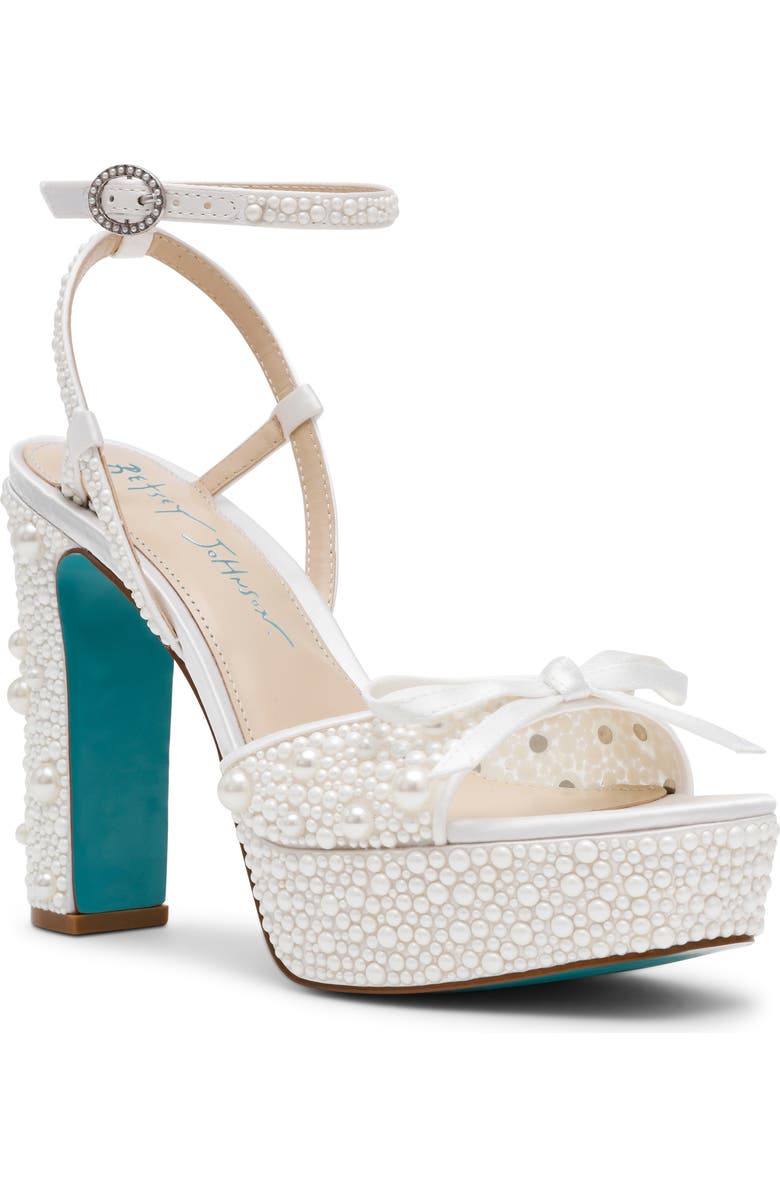 Betsey Johnson Enola Ankle Strap Platform Sandal, Main, color,