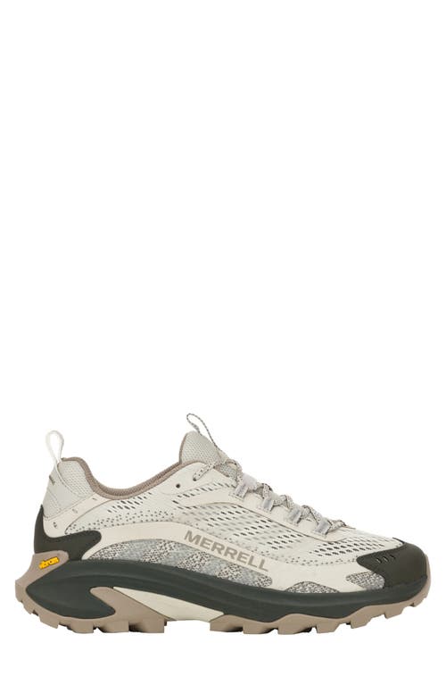 Merrell Moab Speed 2 Mens Lace-up Mesh Hiking Shoes In Gray