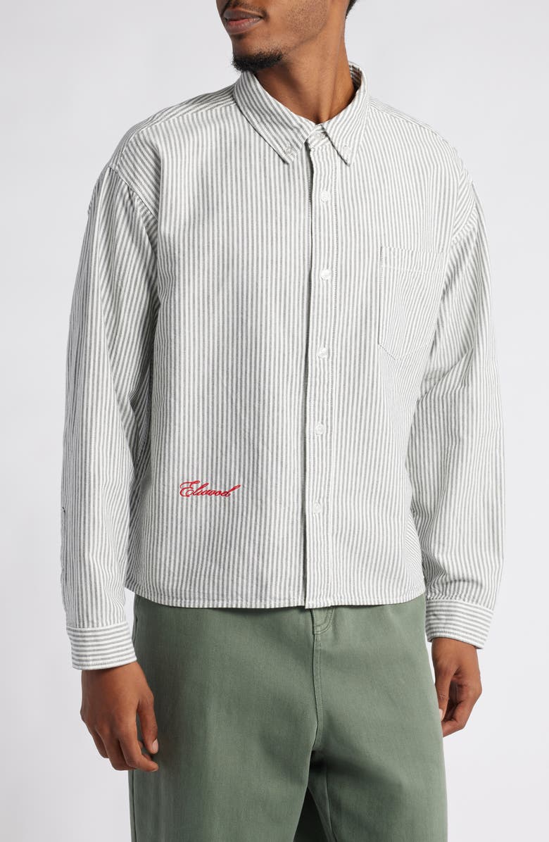 Elwood Stripe Oxford Button-Down Shirt, Main, color, 