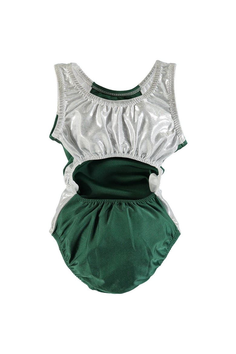 Girls Youth Green Michigan State Spartans Leotard, Alternate, color, Green