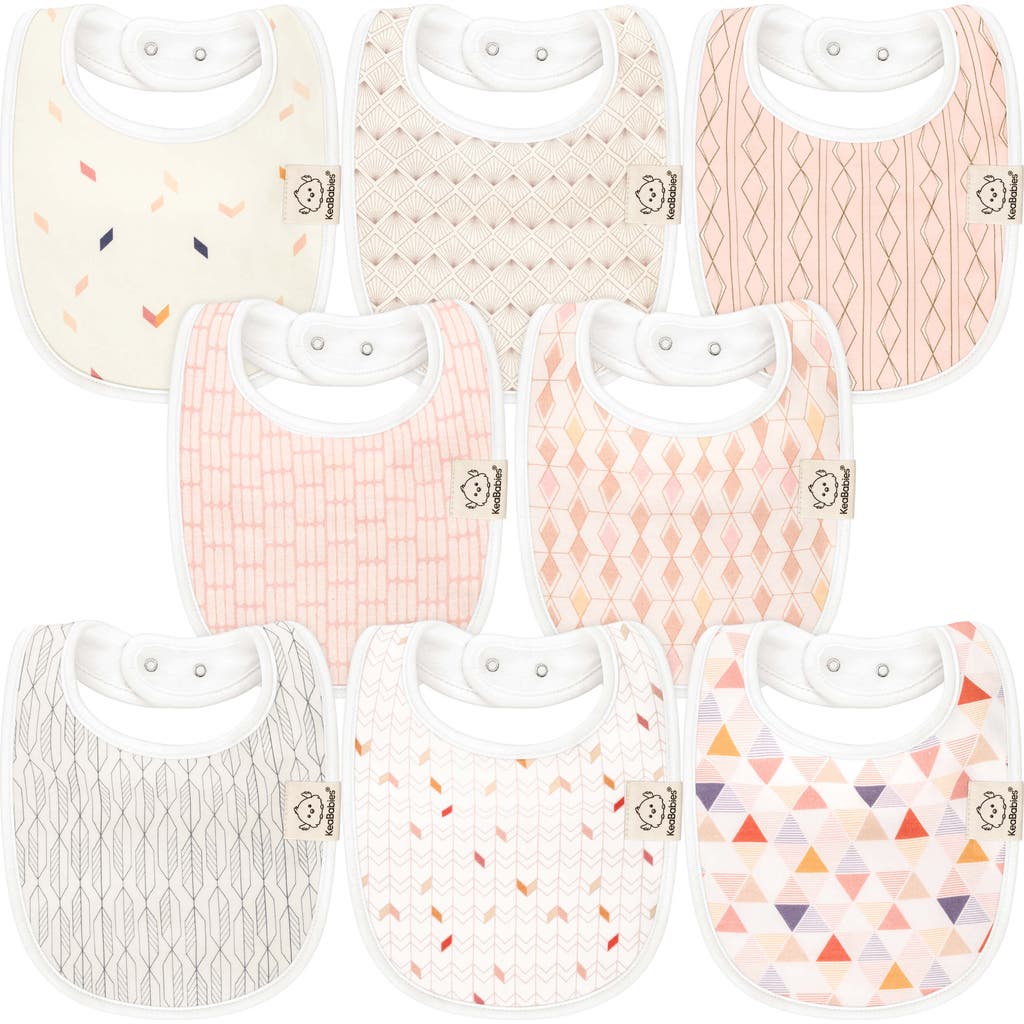 KEABABIES KEABABIES 8-PACK BABY DROOL BIBS