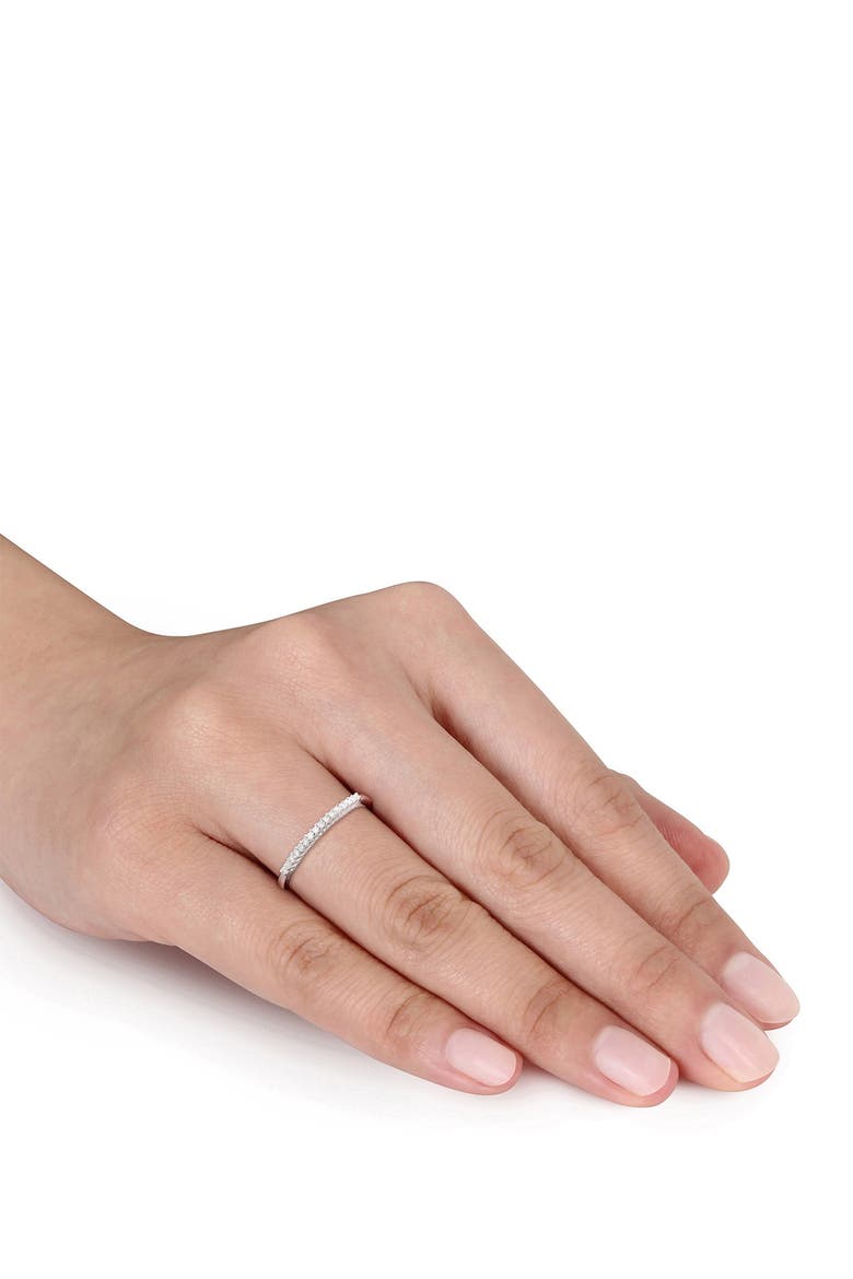 Diamond Wedding Band Ring, Alternate, color, BLACK