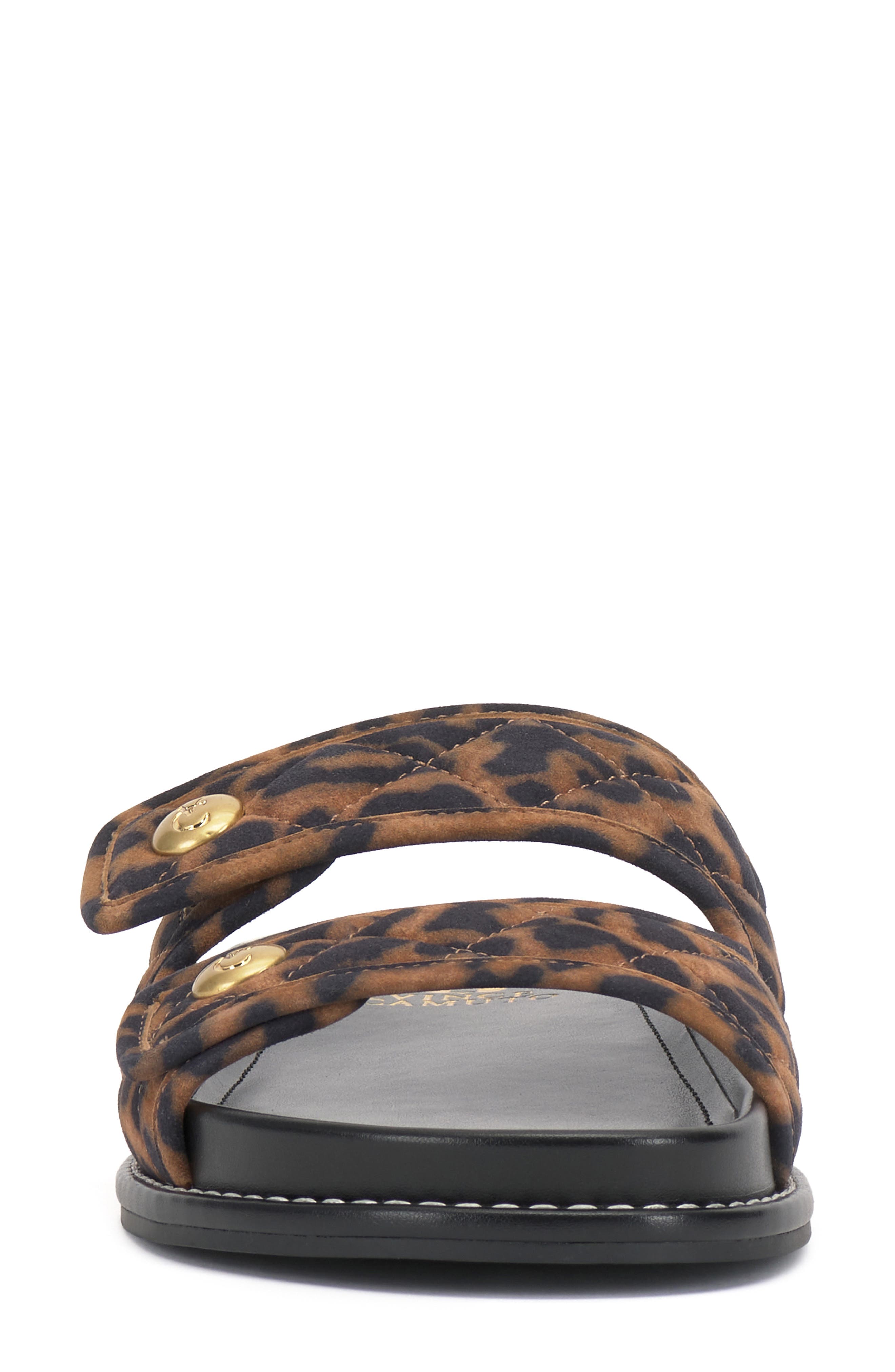 Vince Camuto Graysin Slide Sandal, Alternate, color, Camel