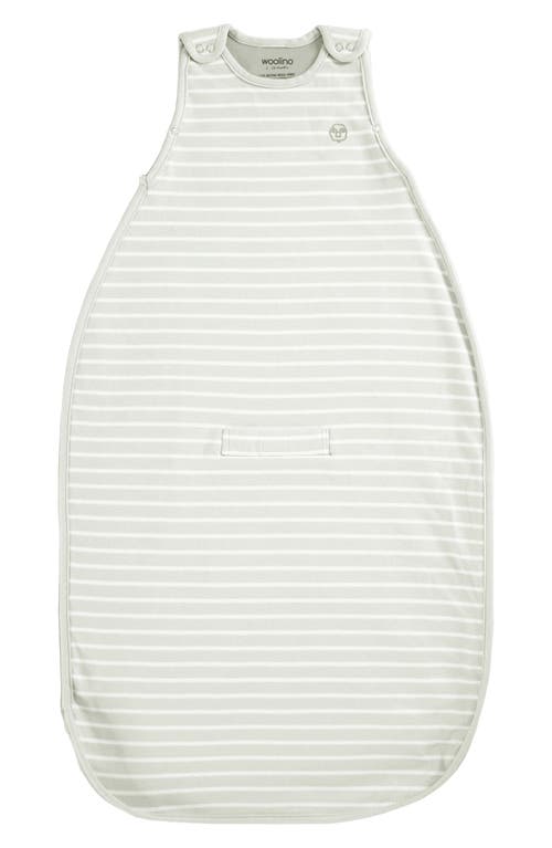 WOOLINO 4 Season Ultimate Organic Cotton & Merino Wool Wearable Blanket in Birch Gray  product