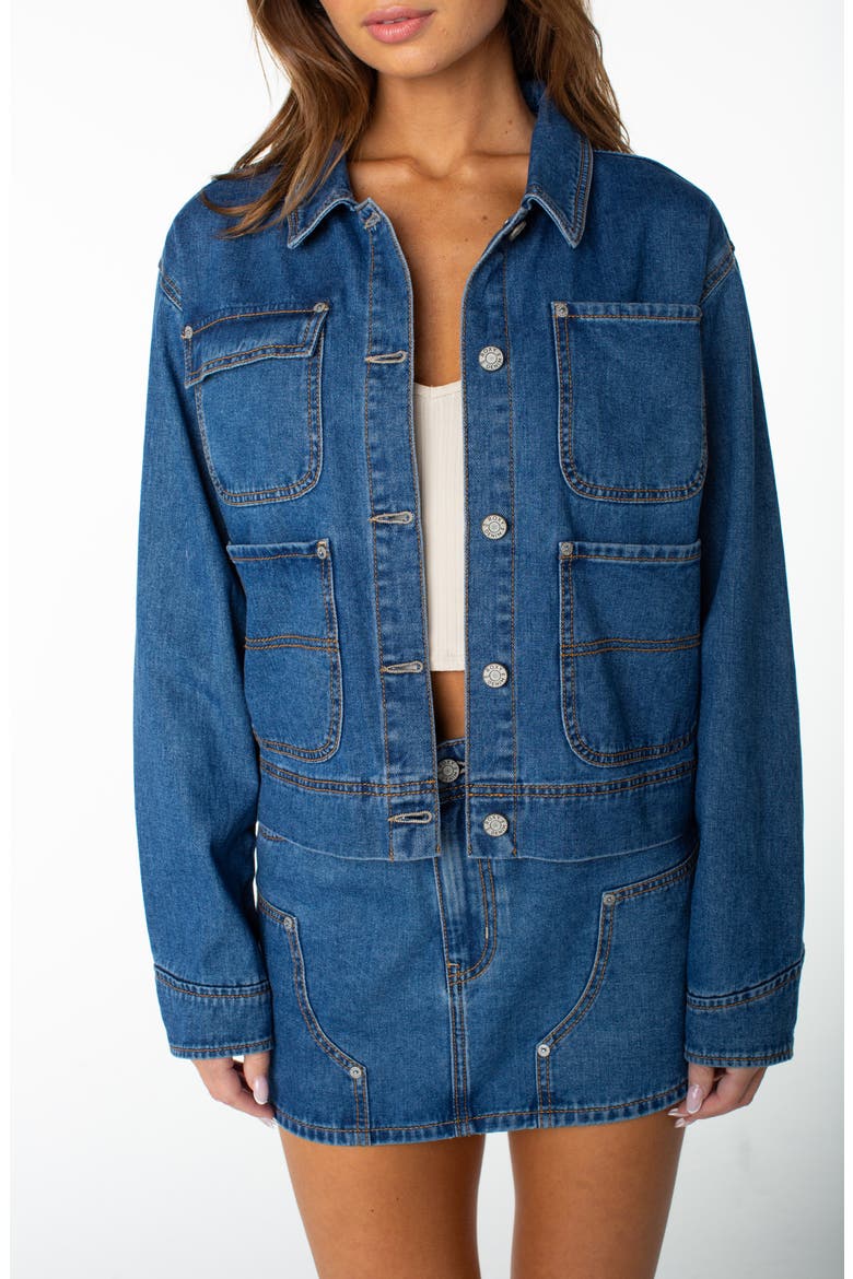 Reel Life Denim Jacket, Alternate, color, HIGH SURF