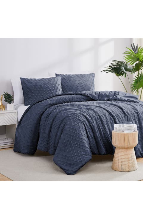 Chevron Jacquard Comforter Set