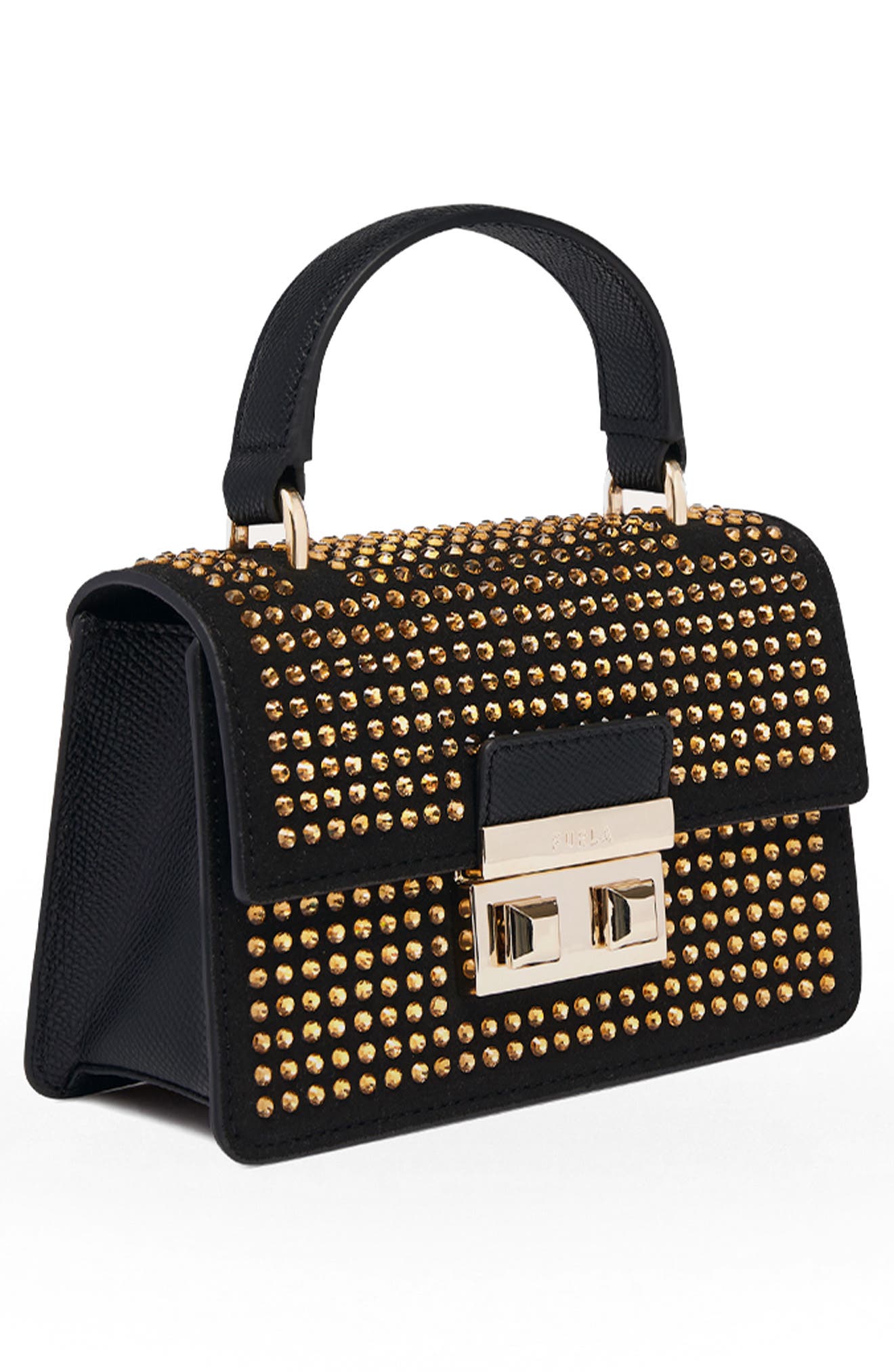 Furla Bella Mini Top Handle Satchel, Alternate, color, 