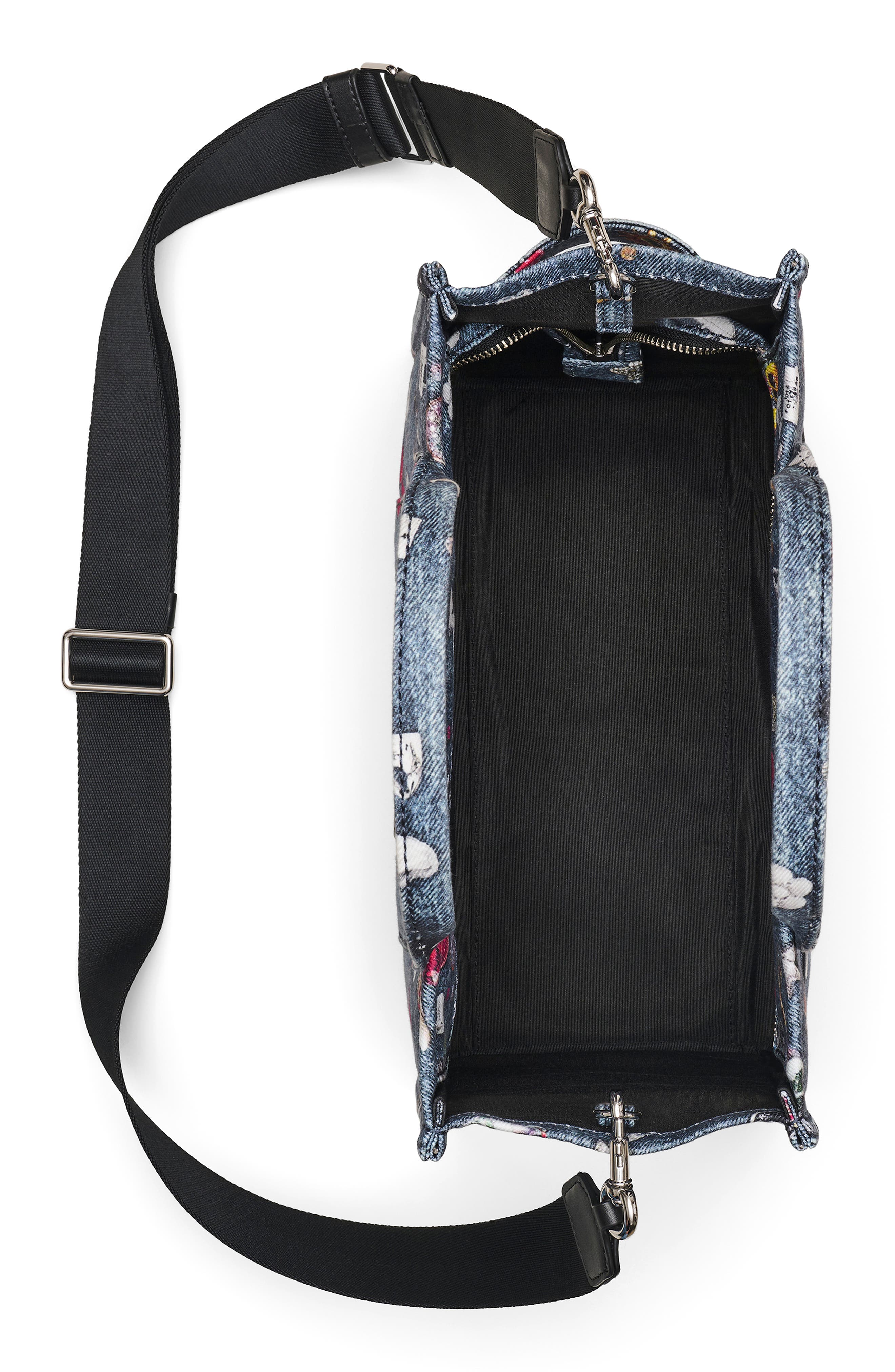 Marc Jacobs The Trompe l
Oeil Trinket Canvas Medium Tote Bag, Alternate, color, Medium Wash Multi