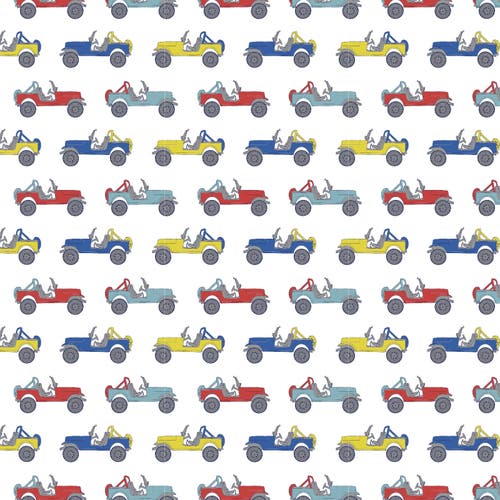 Shop Lila And Hayes Tripp Boys' Polo Shortall In Cruisin Jeeps