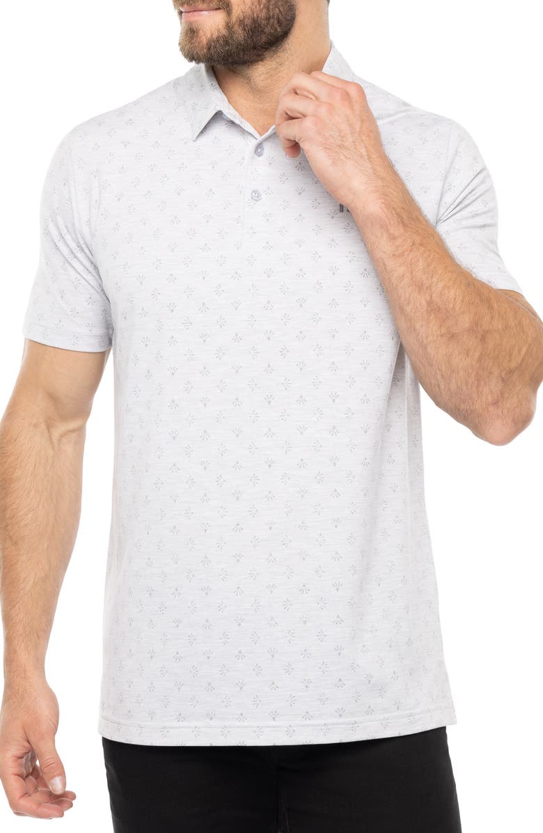 TravisMathew The Heater Tour Book Neat Golf Polo, Main, color,