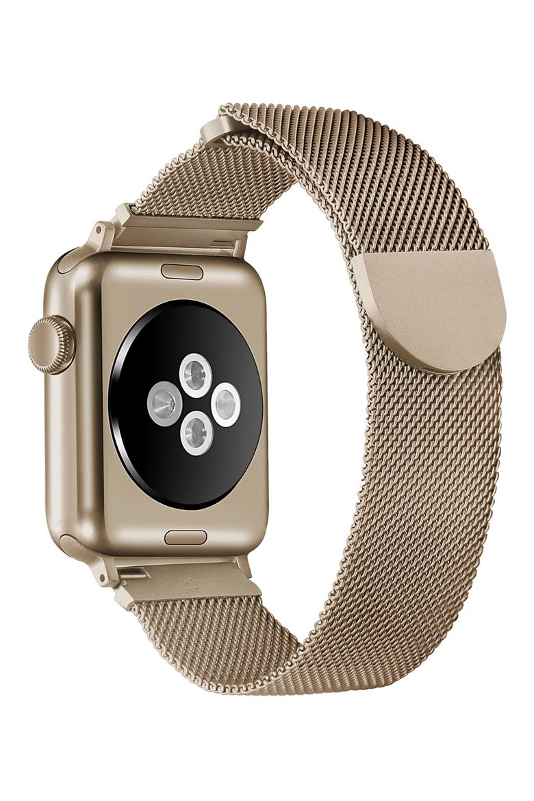 Infinity Stainless Steel Apple Watch® Watchband, Alternate, color, NEW GOLD