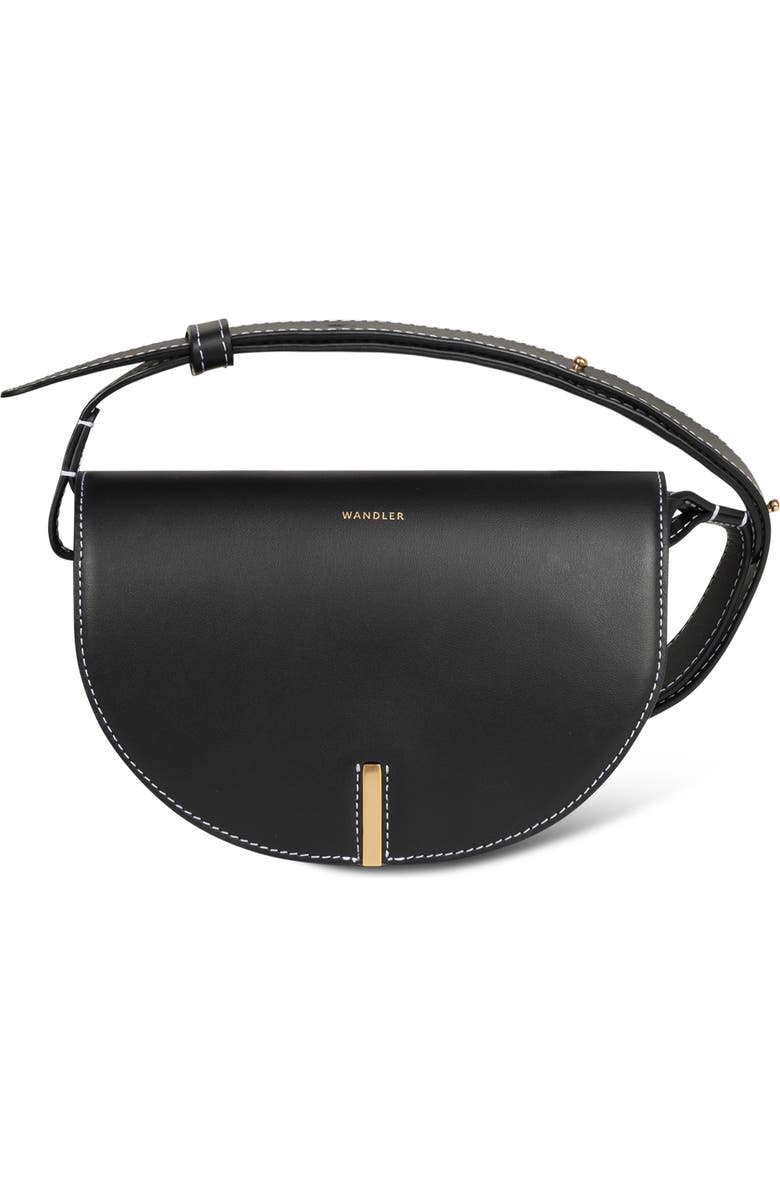 Wandler Nana Leather Saddle Bag, Main, color,