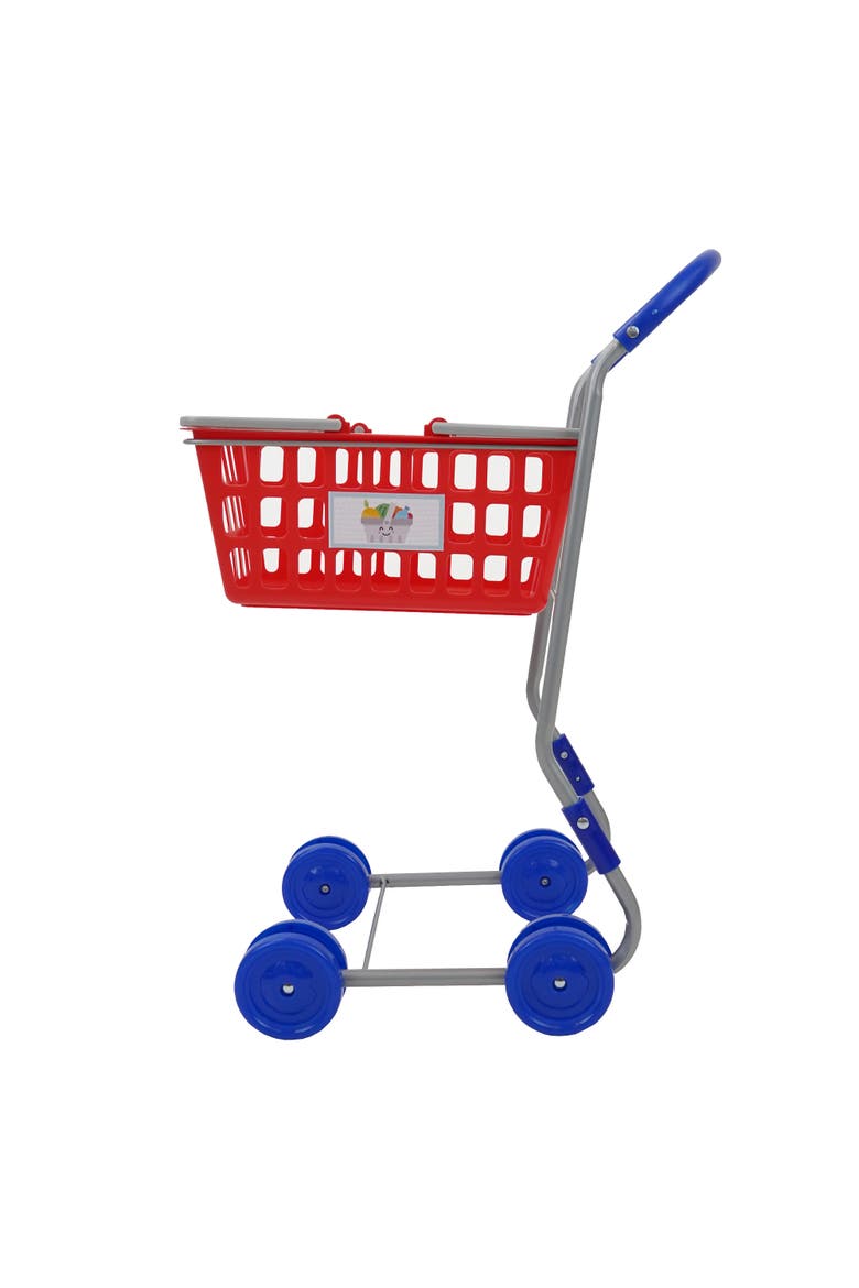 2In1 Red Shopping Cart Converting Shopping Cart & Basket 3+, Alternate, color, Red