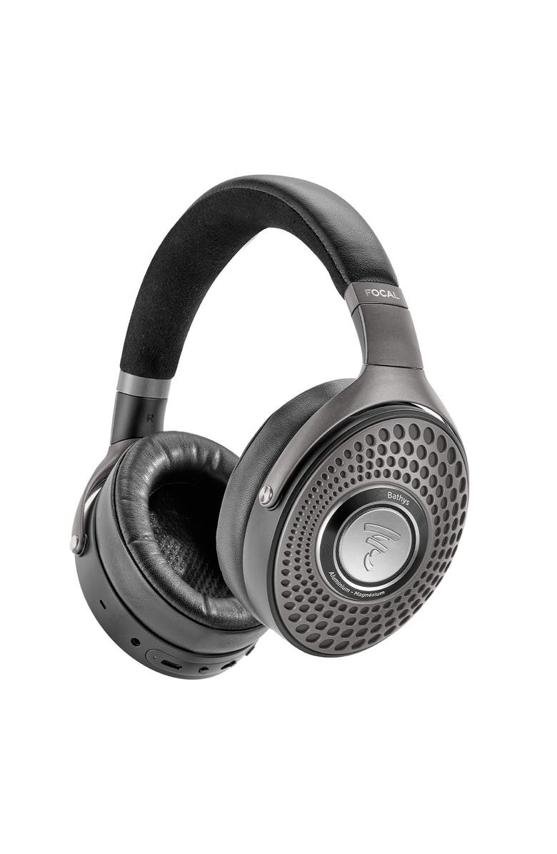 Focal Bathys Over-Ear Hi-Fi Bluetooth Wireless Headphones with Active Noise Cancelation, Main, color, Black/Gray