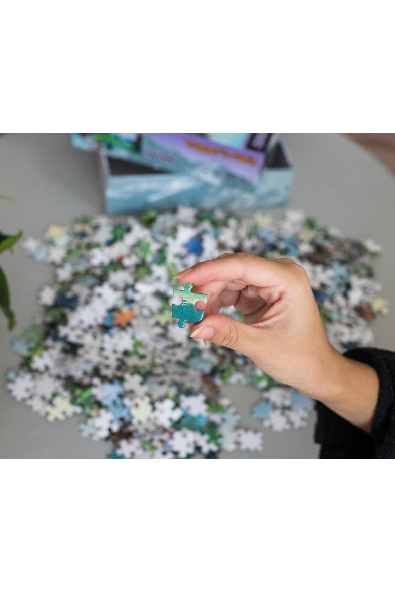 Trapper's Cabin Nature Puzzle | 1000 Piece Jigsaw Puzzle, Alternate, color, Multi-Color