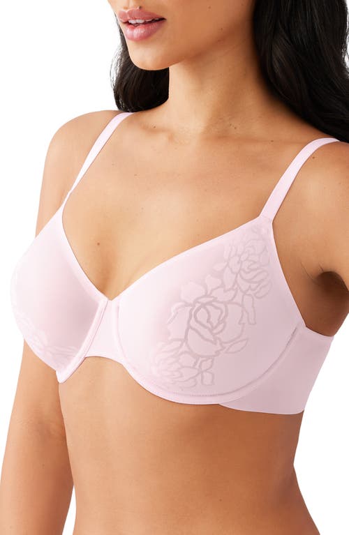 Wacoal Confidence Boost Underwire Bra In Ballet Slipper