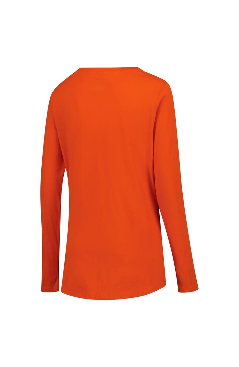 FANATICS Women's Fanatics Orange Chicago Bears Tail Sweep Long Sleeve T-Shirt, Alternate, color, Orange