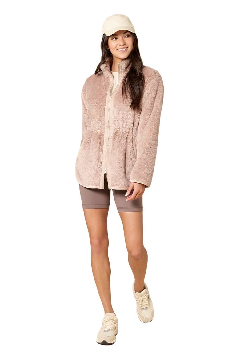 DreamPlush Two Way Zip Jacket, Alternate, color, Coco
