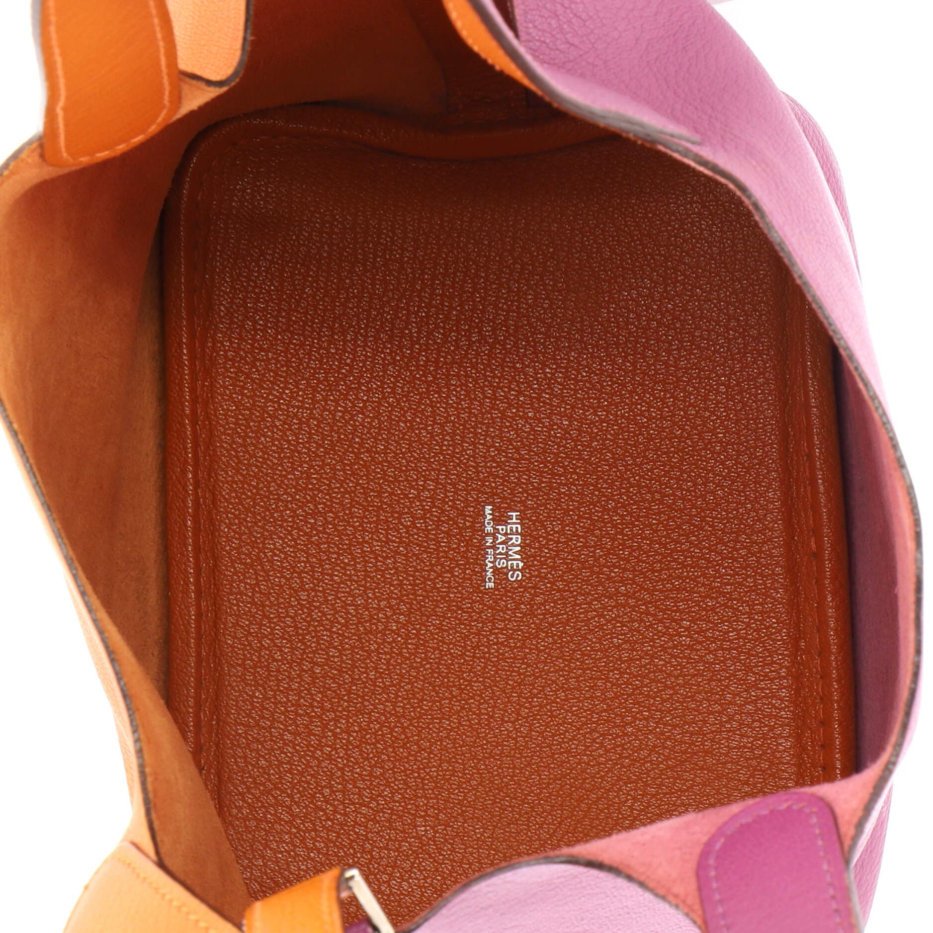 Casaque Picotin Lock Bag Clemence PM, Alternate, color, Orange