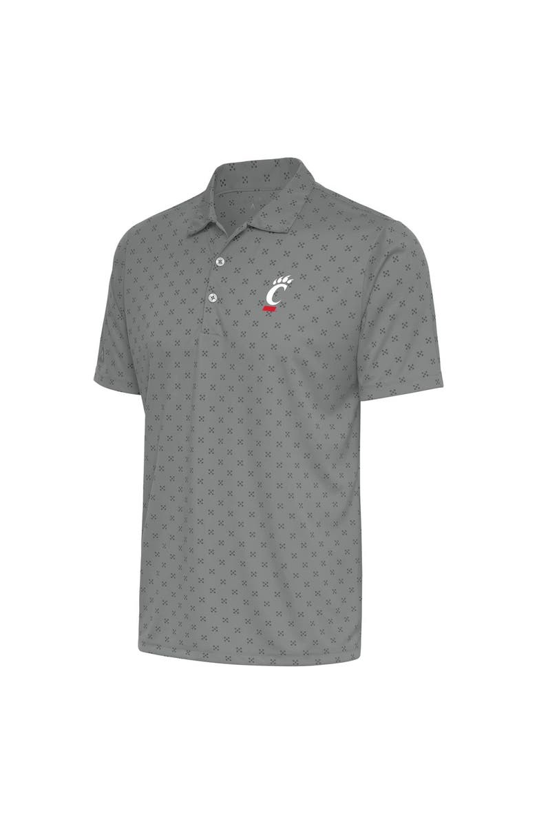 ANTIGUA Men's Antigua  Steel Cincinnati Bearcats Spark Polo, Main, color, 