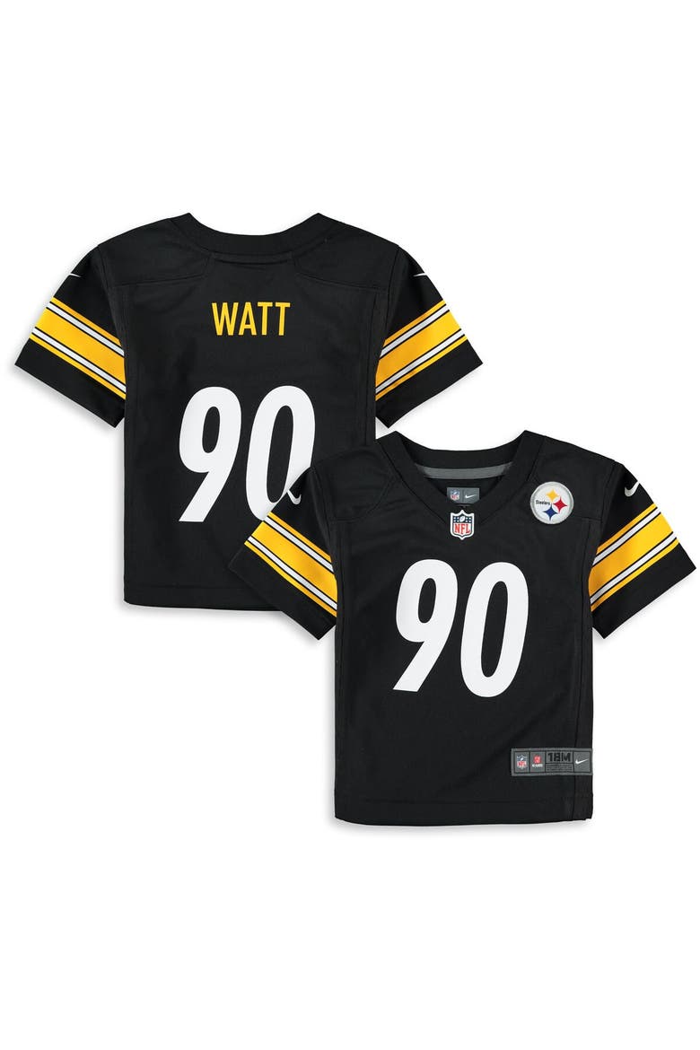 Infant Nike T.J. Watt Black Pittsburgh Steelers Player Game Jersey, Main, color, Black