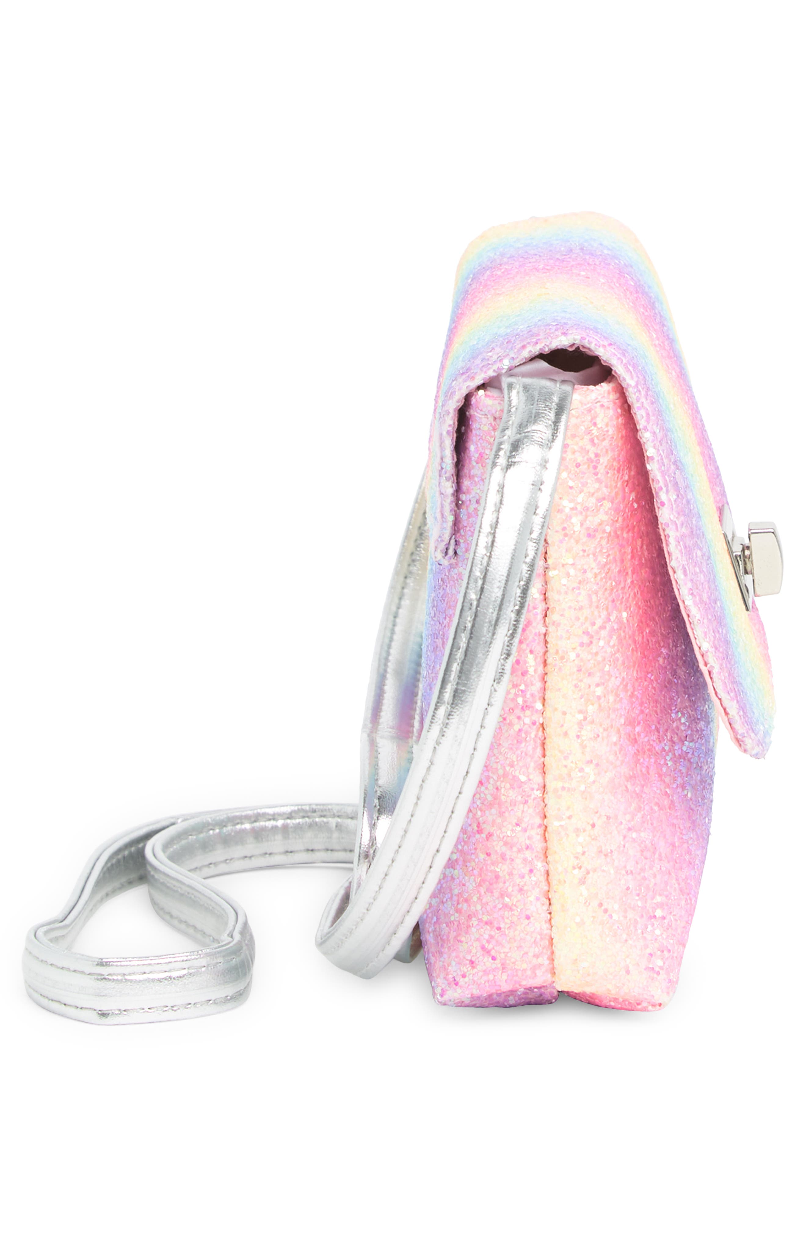 Kids' Glitter Crossbody Bag, Alternate, color, MULTI CO