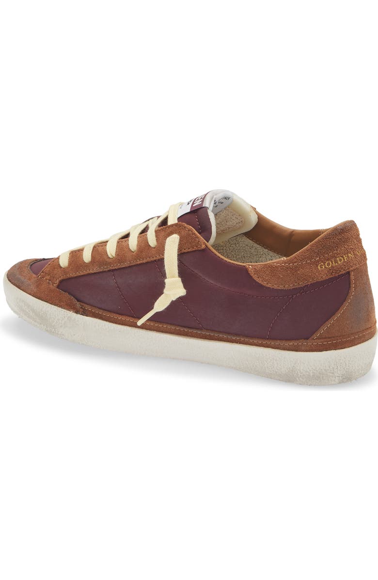 Golden Goose Super-Star Sneaker, Alternate, color, Bordeaux/ Brown/ Beige