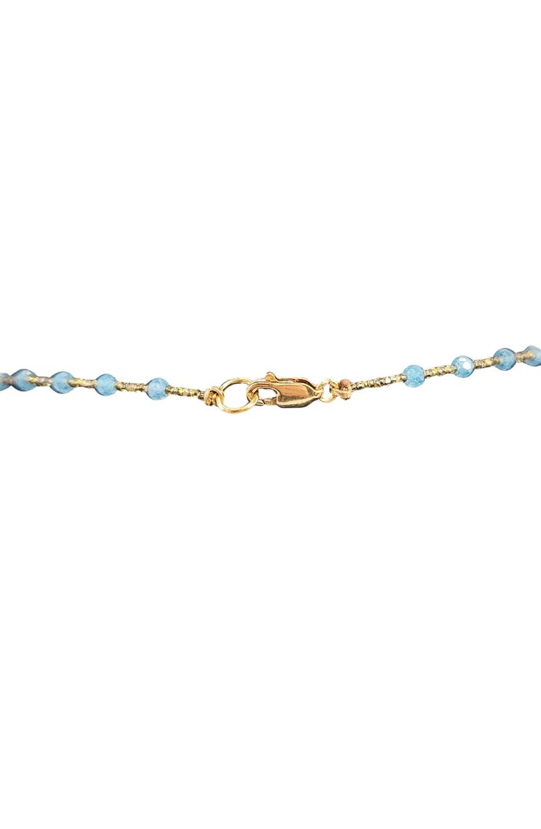 MADISON BEVERLY HILLS Vintage Blue Mary-3 Necklace, Alternate, color, Gold