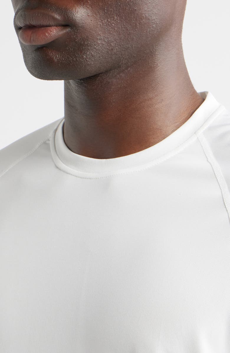 Zella Stretch Raglan T-Shirt, Alternate, color, White