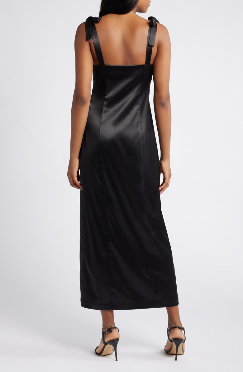 WAYF Almera Lace & Satin Cocktail Dress, Alternate, color, 