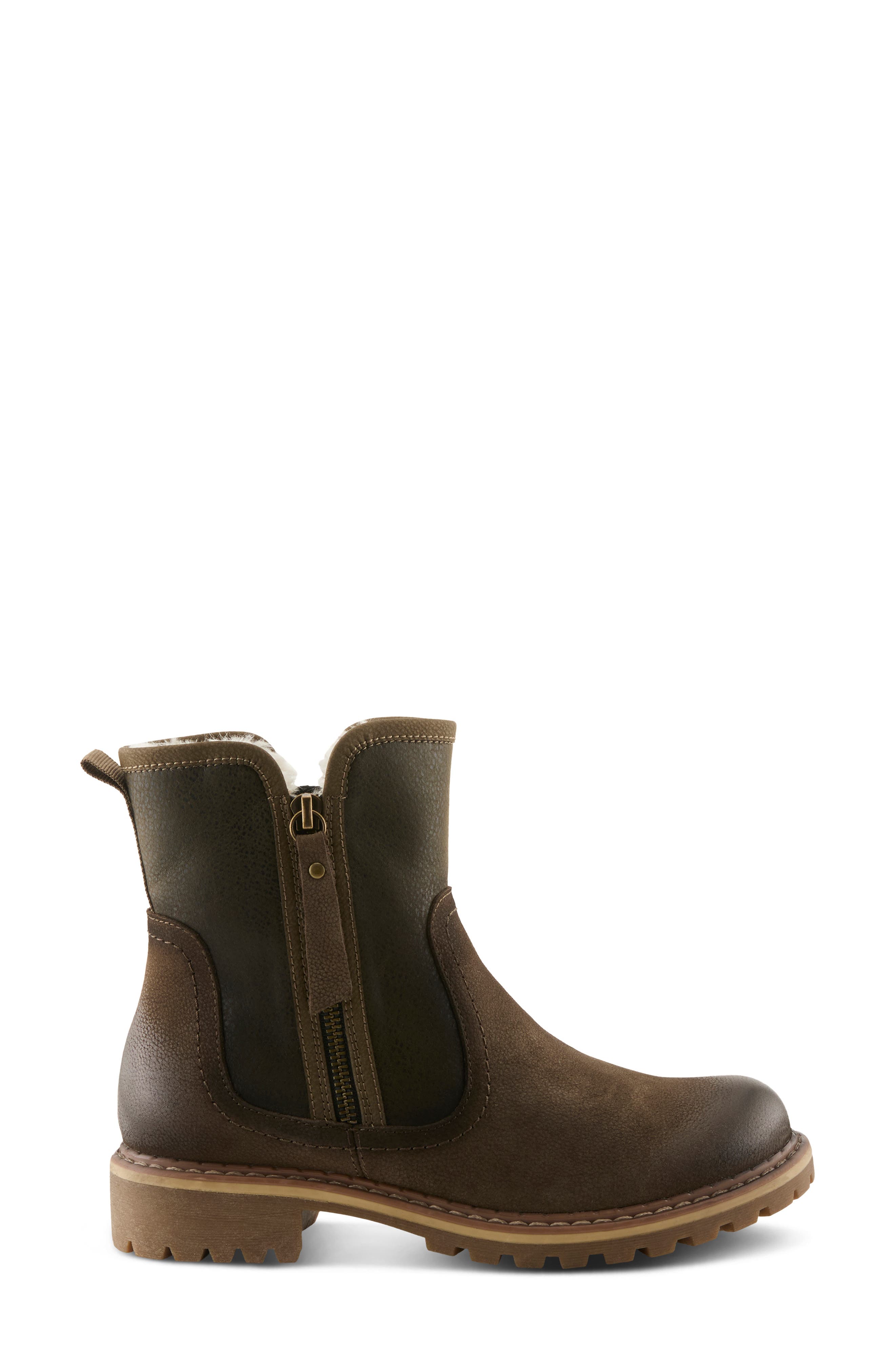 Jovany Faux Fur Lined Boot, Alternate, color, OLIVE GREEN