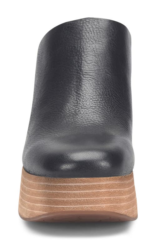 Kork-ease Veronica Platform Mule In Black F/g