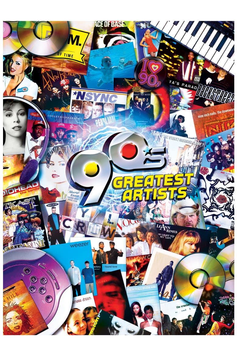 The 90's 500 Piece Puzzles 3-Pack, Alternate, color, Multicolor